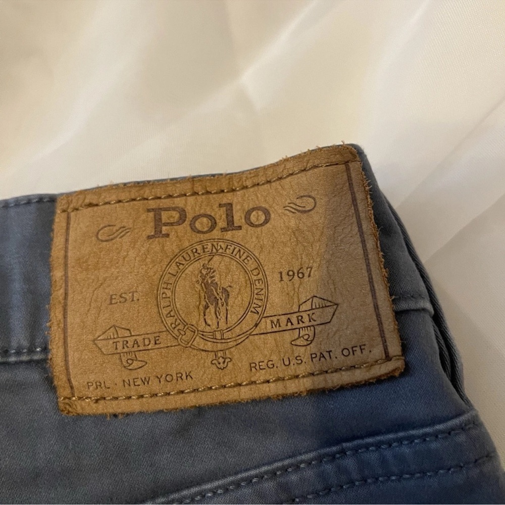 POLO RALPH LAUREN CHINO JEANS MEN'S VARICK STRAIGHT SLIM FIT SIZE 40 X 32 GREAT! - Picture 8 of 8